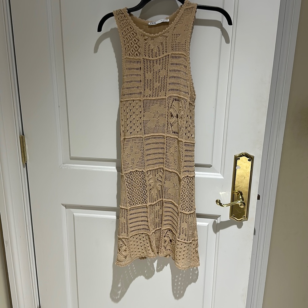 Zara crochet dress